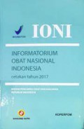 IONI ; Informatorium Obat Nasional Indonesia